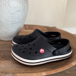 CROCS Kids Water Shoes - Black with Red Accent